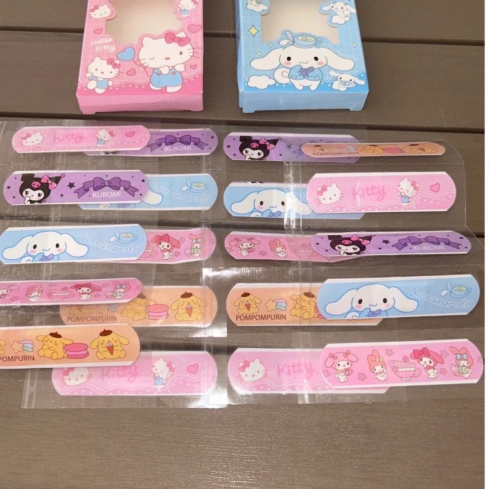 Hello Kitty Cinnamoroll Kuromi Pompompurin Bandages 20 Pcs